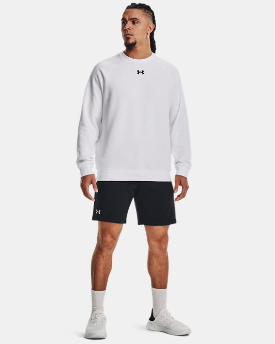 Men's UA Rival Fleece Shorts, Black, pdpMainDesktop image number 2